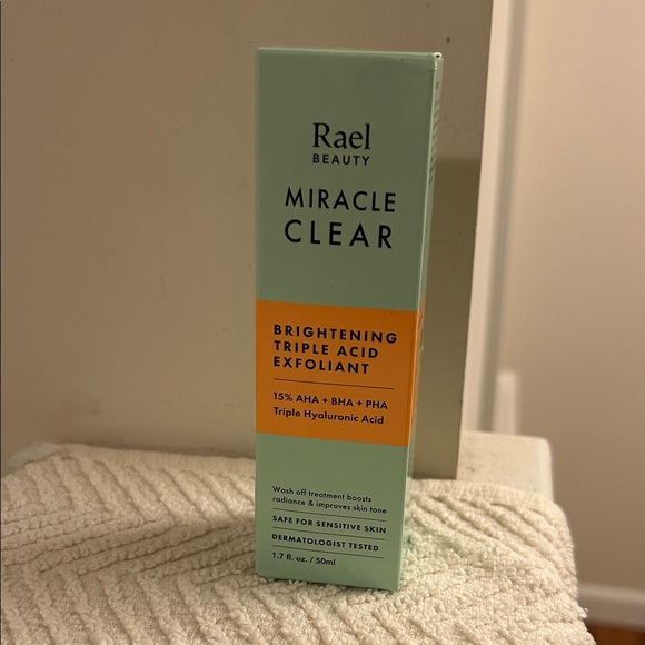 NEW Rael Beauty Miracle Clear Brightening Triple Acid Exfoliant 1.7 oz - Picture 1 of 5